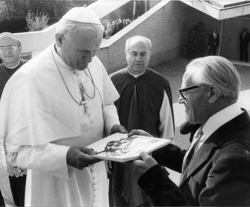 Con Papa Giovanni Paolo II