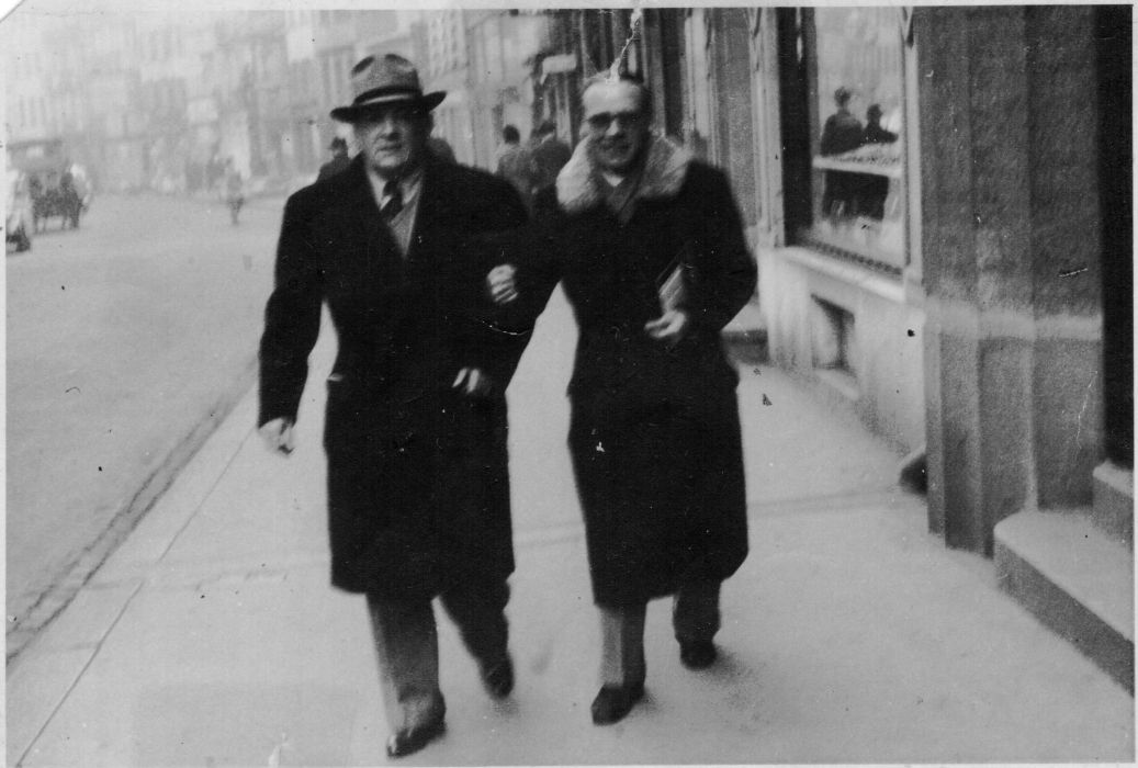 Con il tenore Tito Schipa a Basilea (1949)