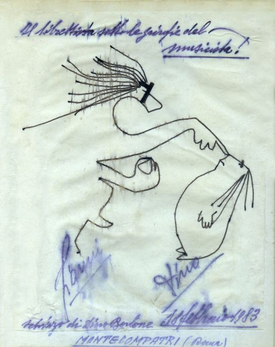 Schizzo di Dino Borlone